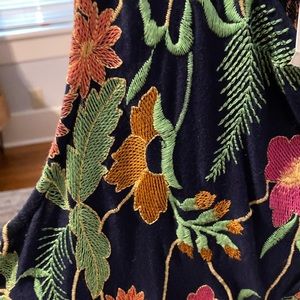 Embroidered Anthropologie Top